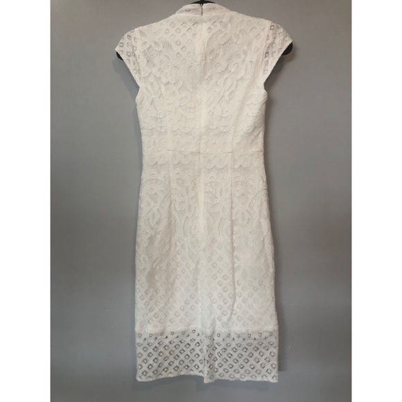White lace midi dress - Picture 4 of 5